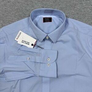 UNTUCKit Shirt Mens XXL Blue Arden Regular Fit Stretch Wrinkle Free City NEW